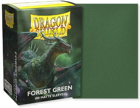 Dragon Shield Matte Standard Sleeves - Forest Green (100-Pack)
