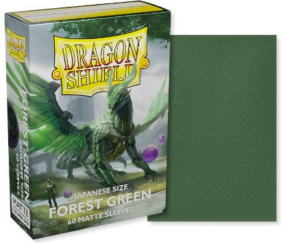 Dragon Shield Dual Matte Japanese Sleeves - Forest Green (60-Pack)