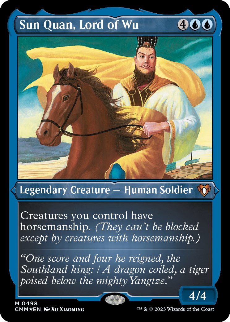 Sun Quan, Lord of Wu (Foil Etched)