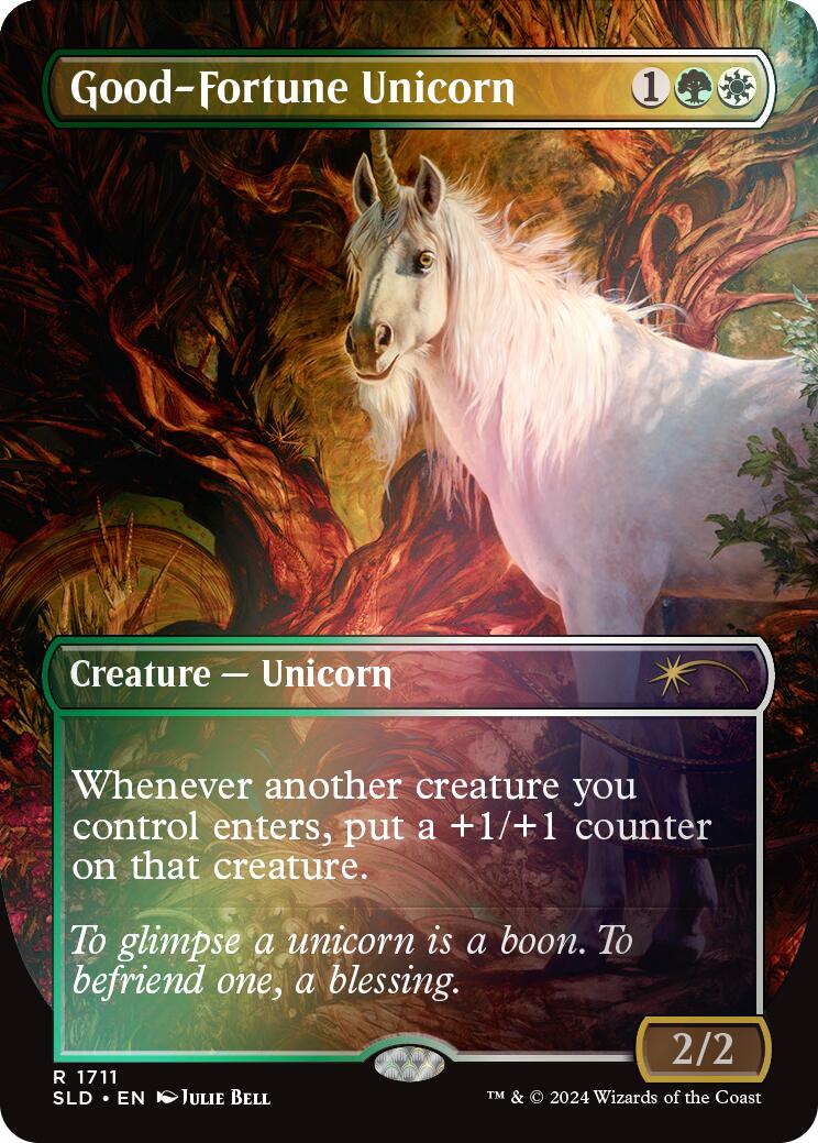Good-Fortune Unicorn (Rainbow Foil)