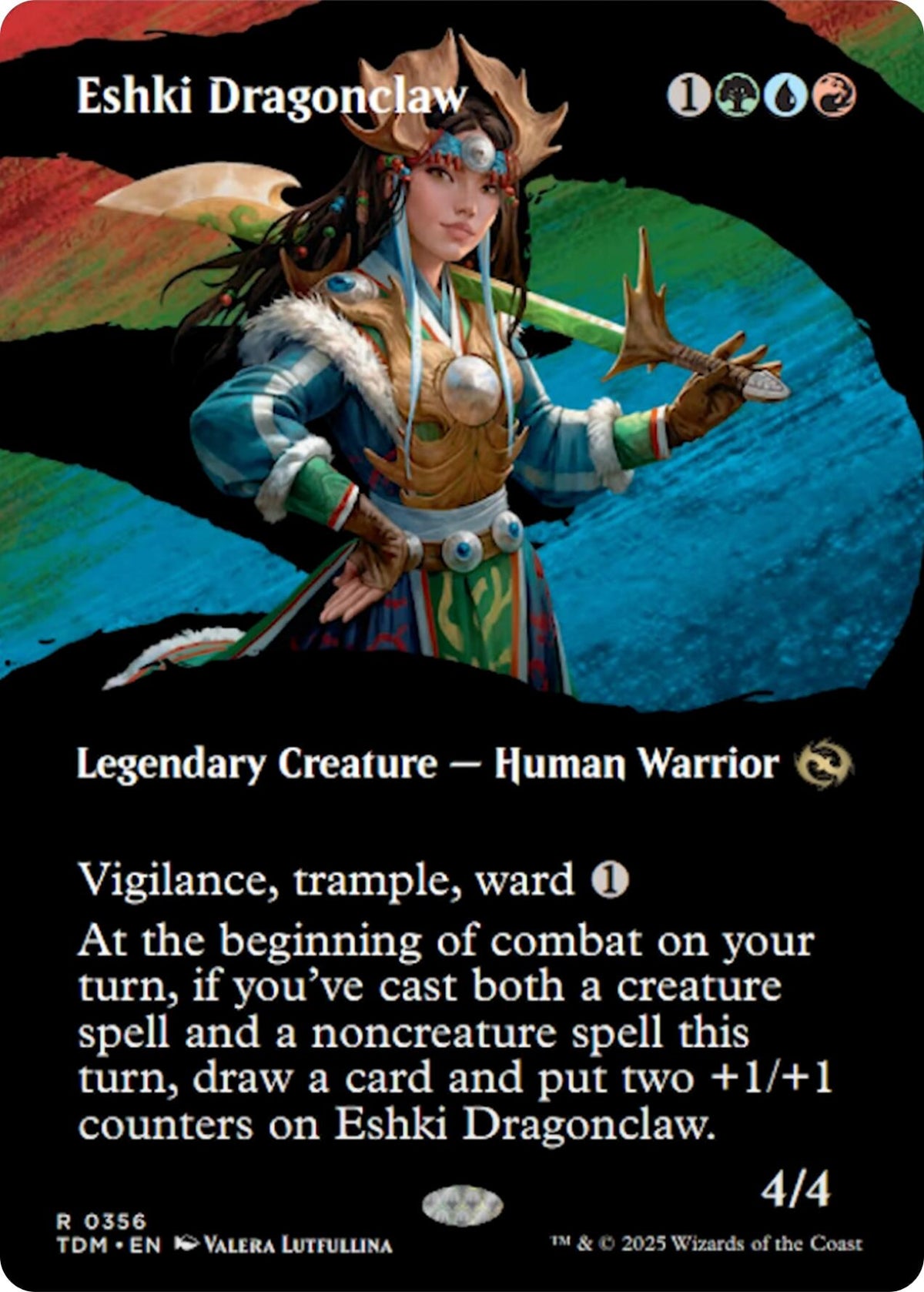 Eshki Dragonclaw (Borderless)