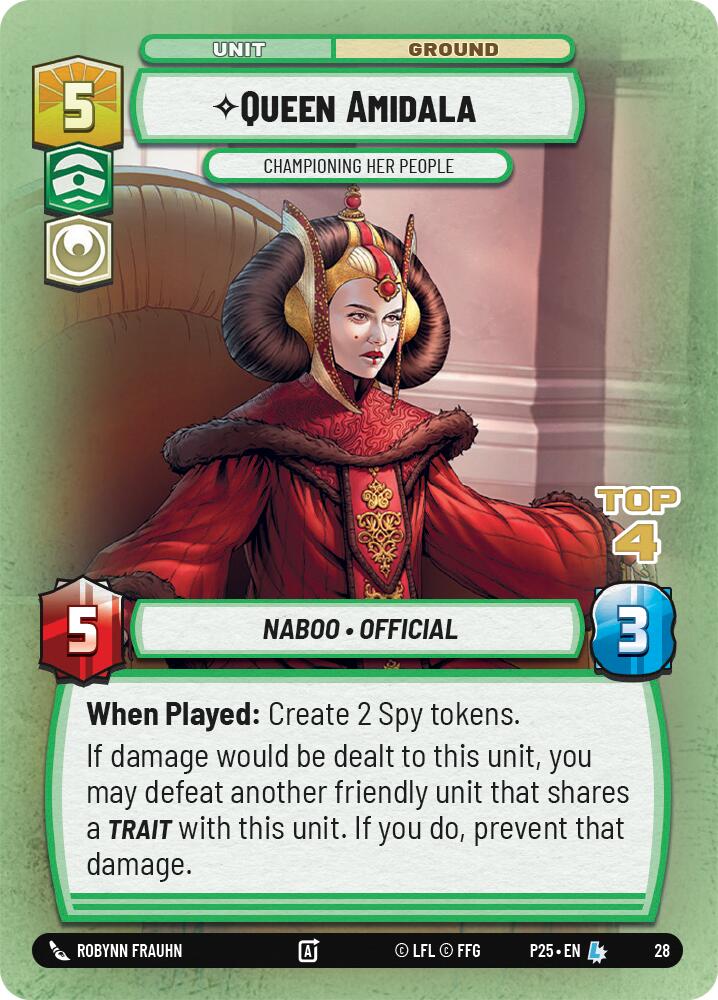 Queen Amidala - Championing Her People (Top 4)