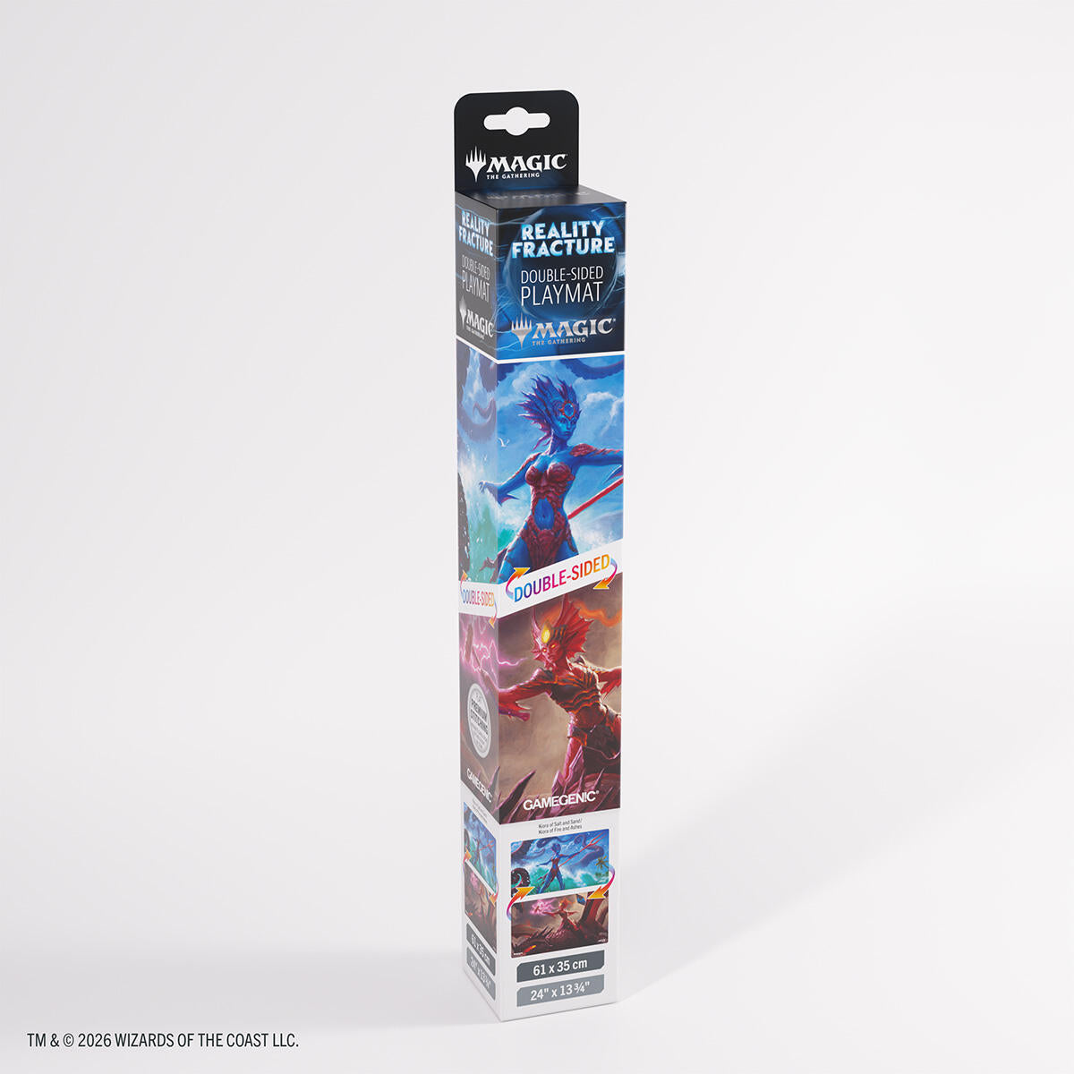 Magic: The Gathering Reality Fracture Double-sided Playmat - Kiora of salt and Sand/Kiora of Fire and Ashes